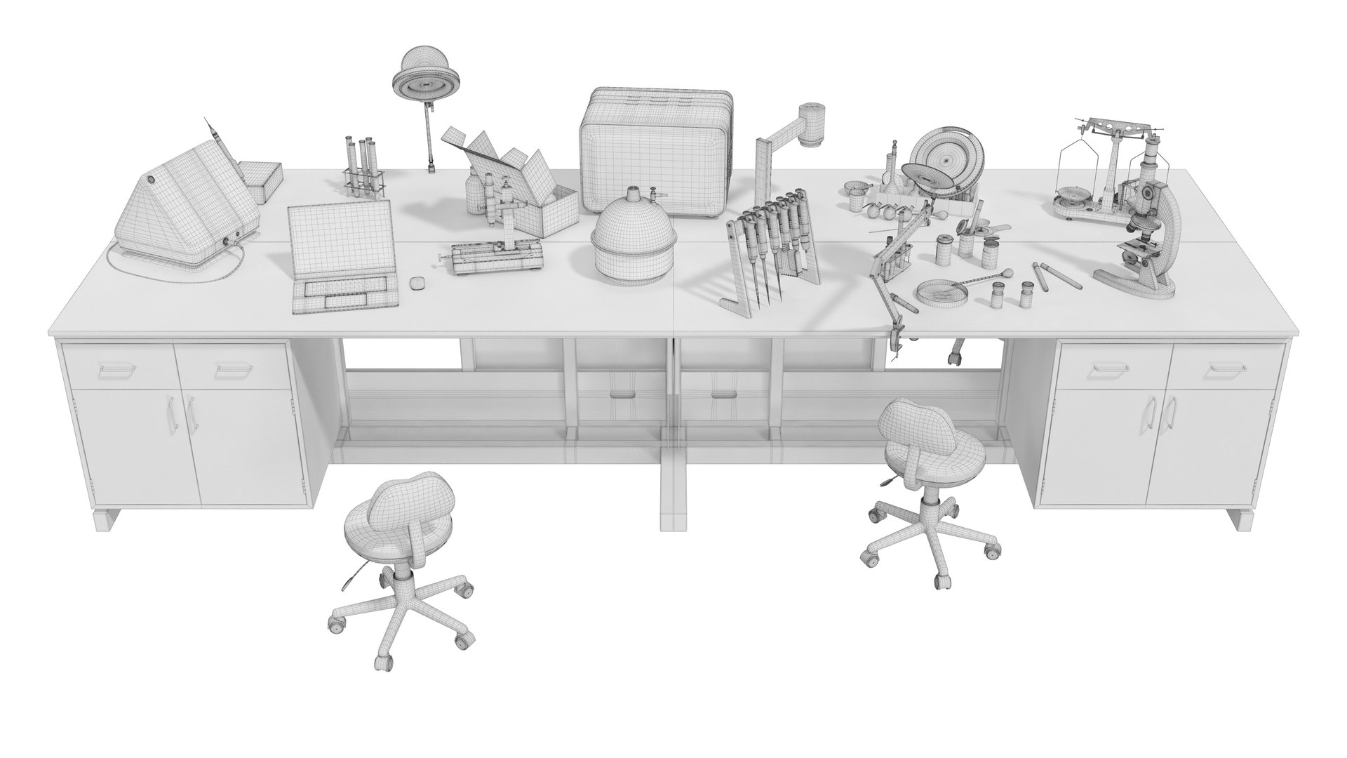 Big Lab Island 3D - TurboSquid 1771221