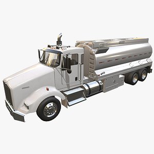 3D Kenworth T800 Fuel Truck model