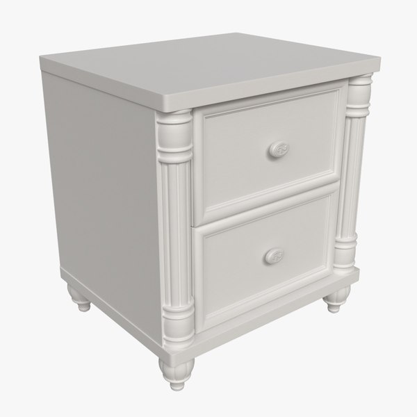 3D Cilek Romantic Nightstand model