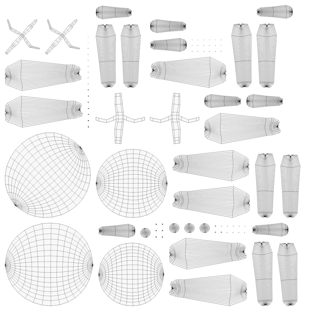 Max Spider Base Mesh