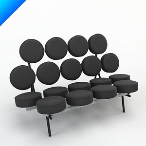3d nelson marshmallow sofa design model
