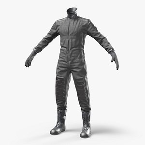 3D Thermal Dive Suit with Gloves and Boots Black
