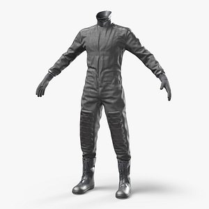 Thermal Dive Suit with Gloves and Boots Black