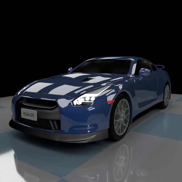 3D nissan gtr