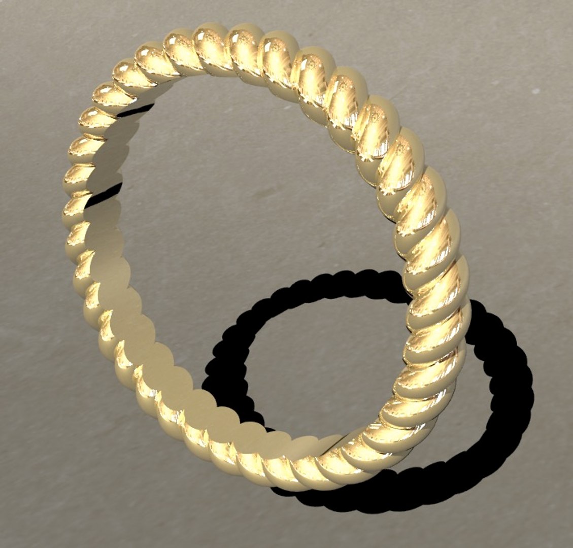 Rope ring 3D model - TurboSquid 1155977