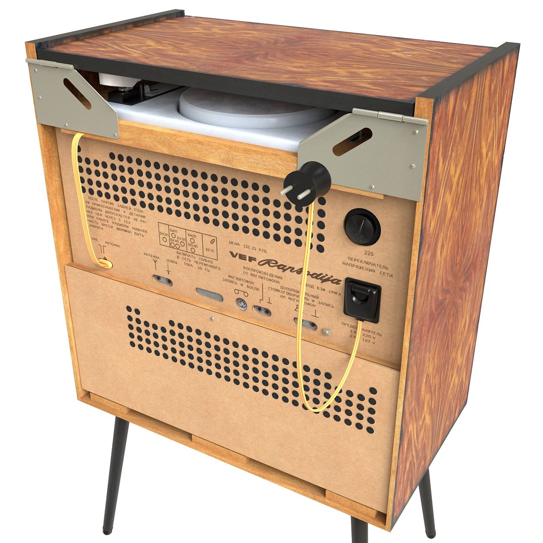 3D Radiogram VEF-Rapsodija - TurboSquid 1994161