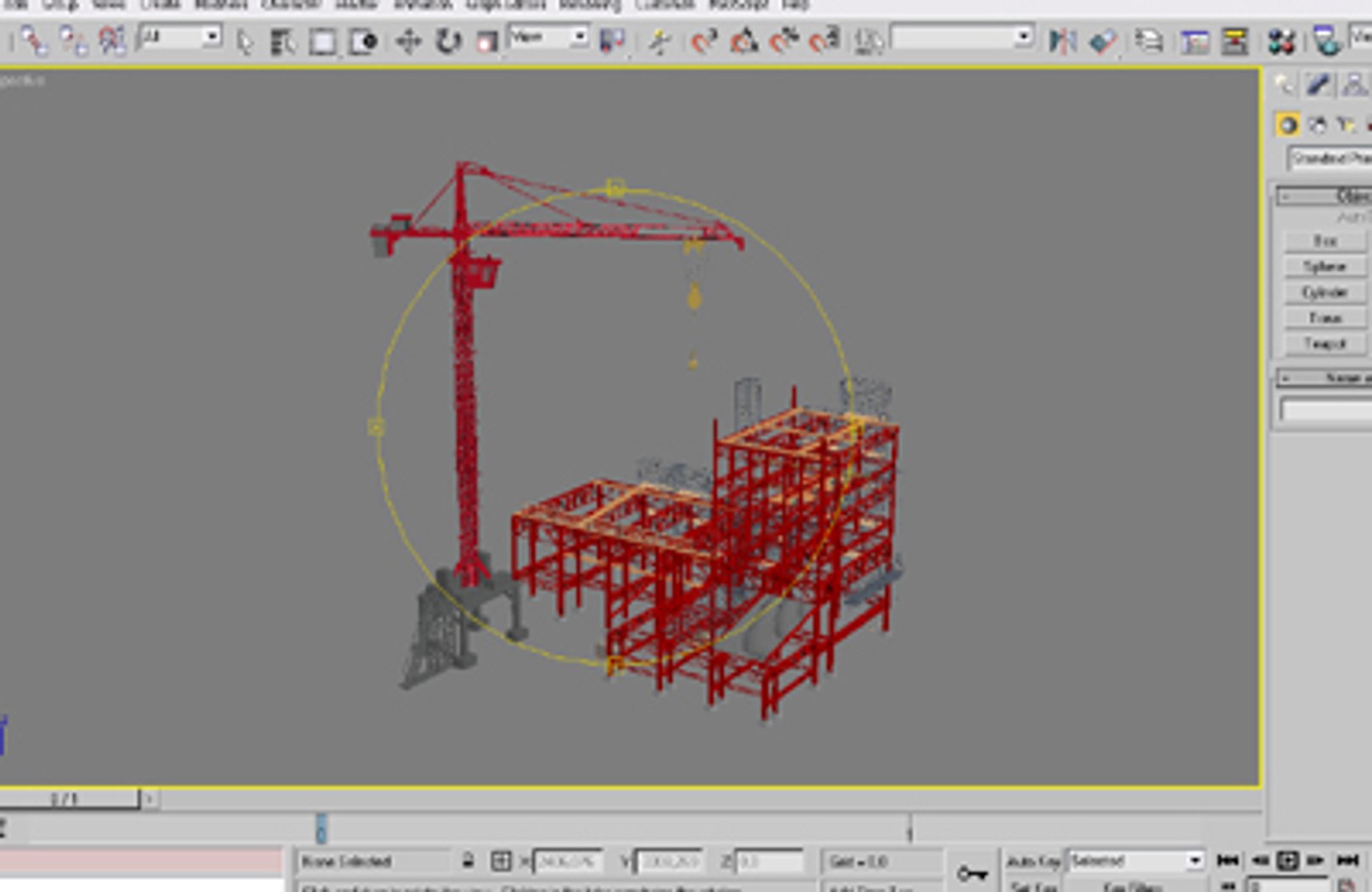 3d construction houses model