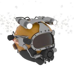 3D model Divers Helmet