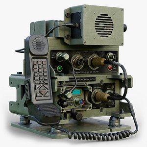 3D PRC-2082 Radiostation GameReady LODs