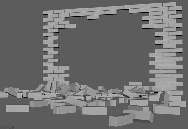Destroyed Wall 3D Models for Download | TurboSquid