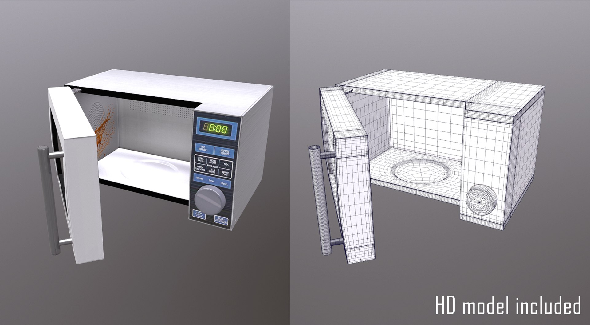 Microwave 3d Model