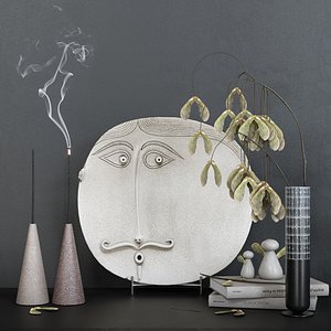 3D model decorative set f1