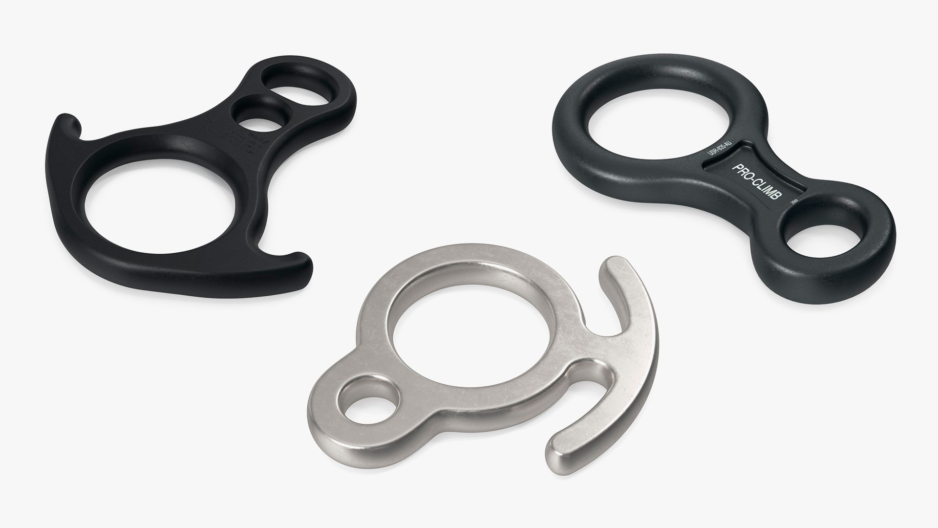 3D Steel Climbing Descenders Collection Model - TurboSquid 2196400