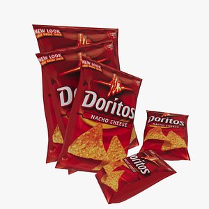 3D Doritos Chips Packing