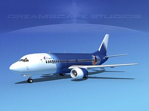 3d model boeing 737 737-300