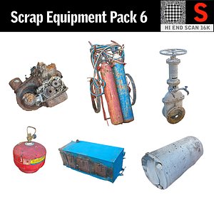 scrap equipment pack 6 model