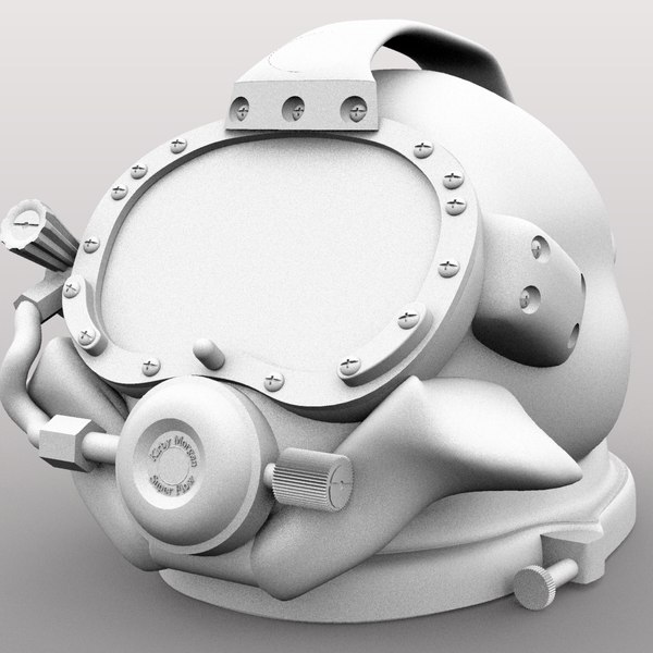 modelo 3d Diving helmet 3d printable TurboSquid 1985539