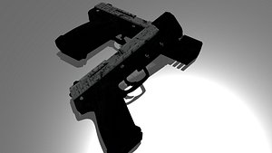 dual pistols 3D model