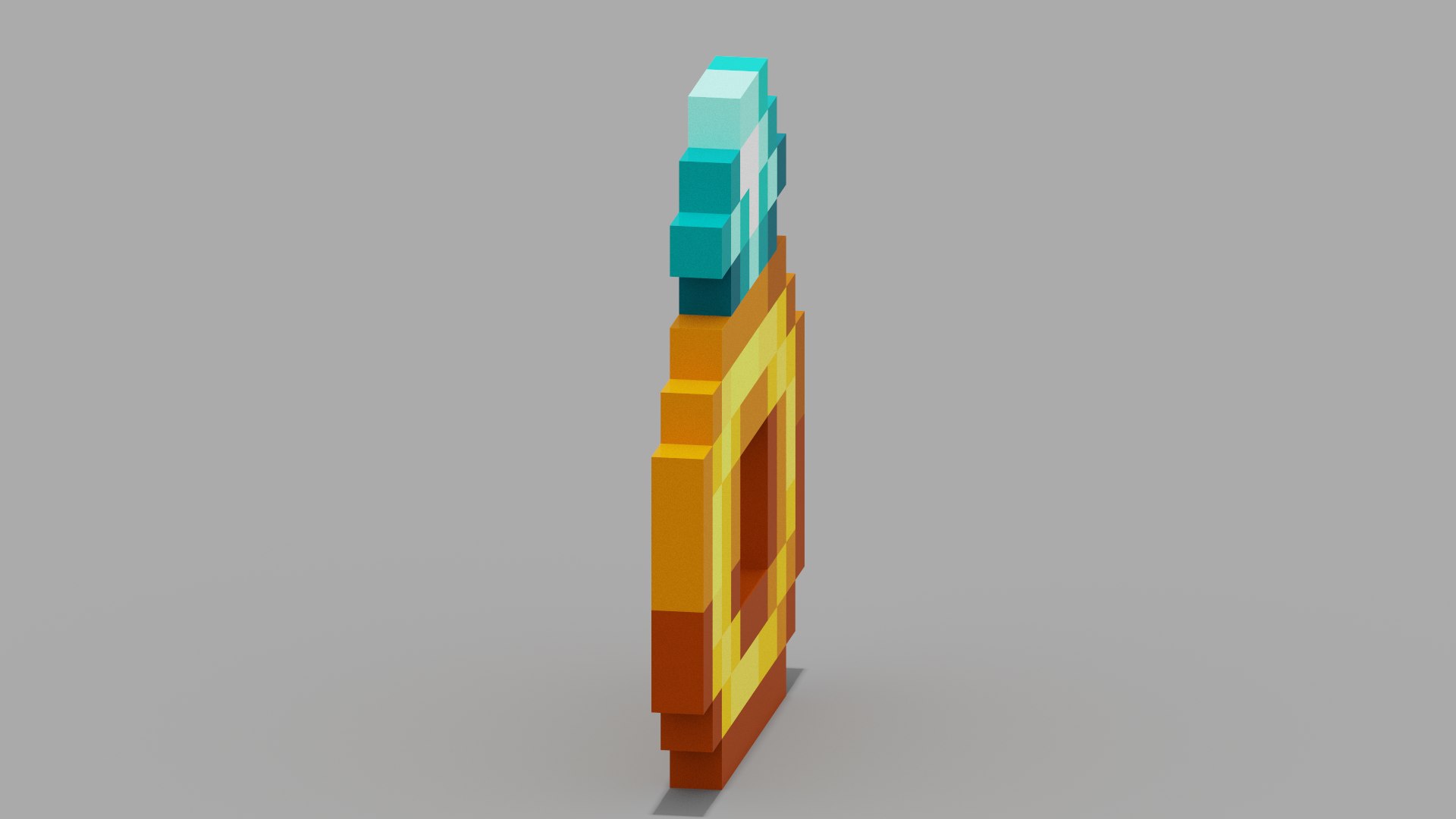 3D Minecraft Ring TurboSquid 2151760