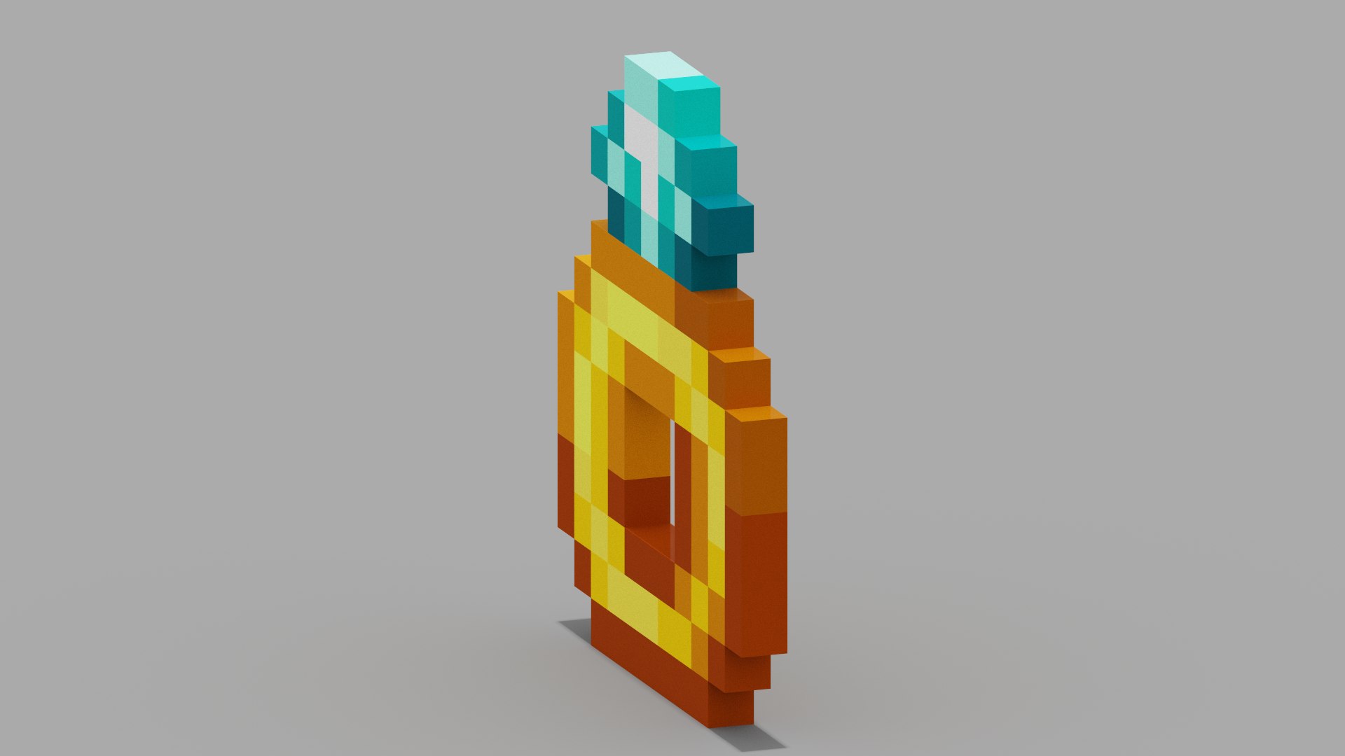 3D Minecraft Ring - TurboSquid 2151760