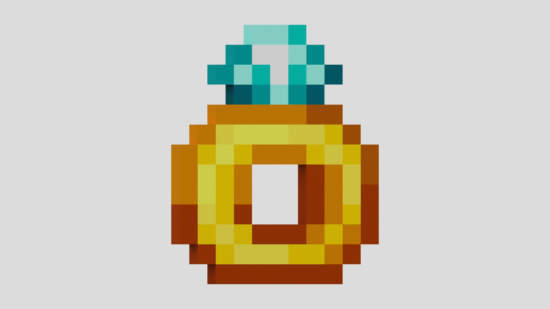 3D Minecraft Ring TurboSquid 2151760