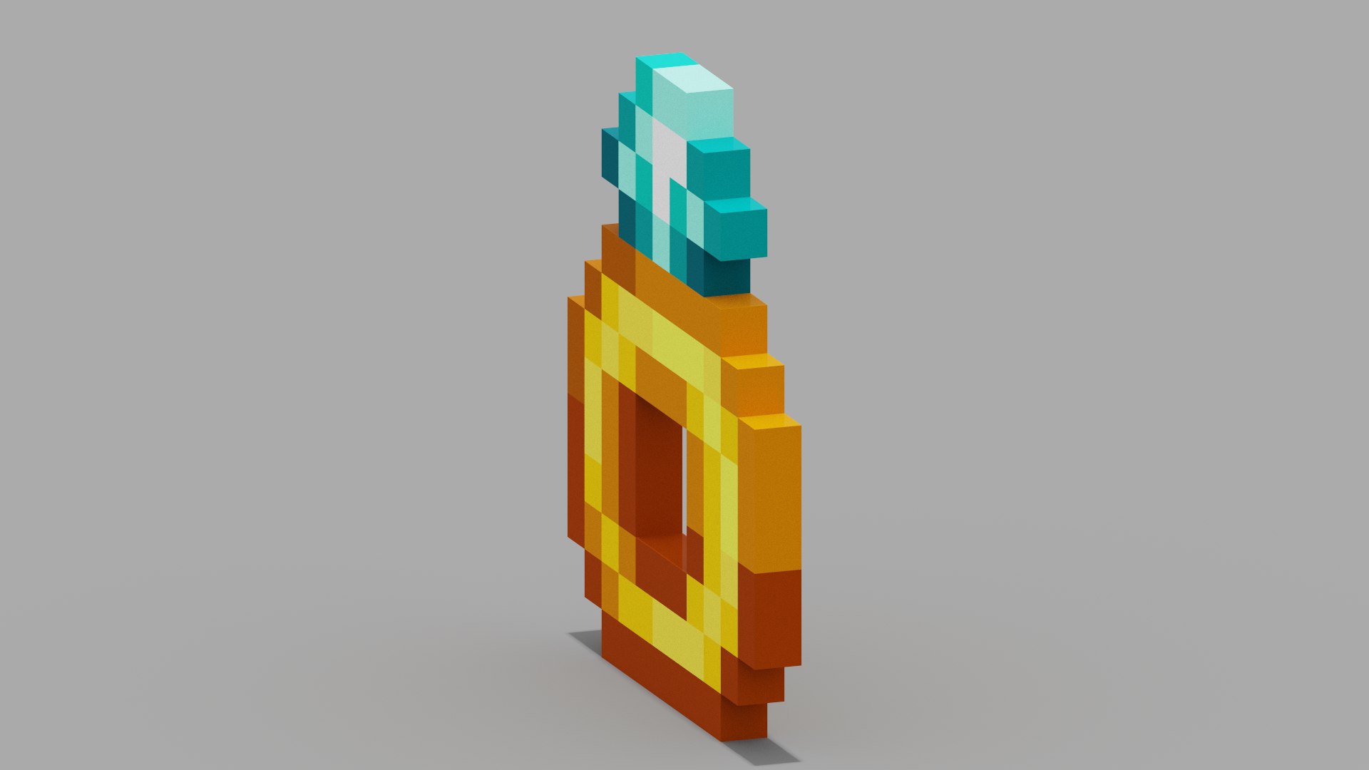 3D Minecraft Ring TurboSquid 2151760