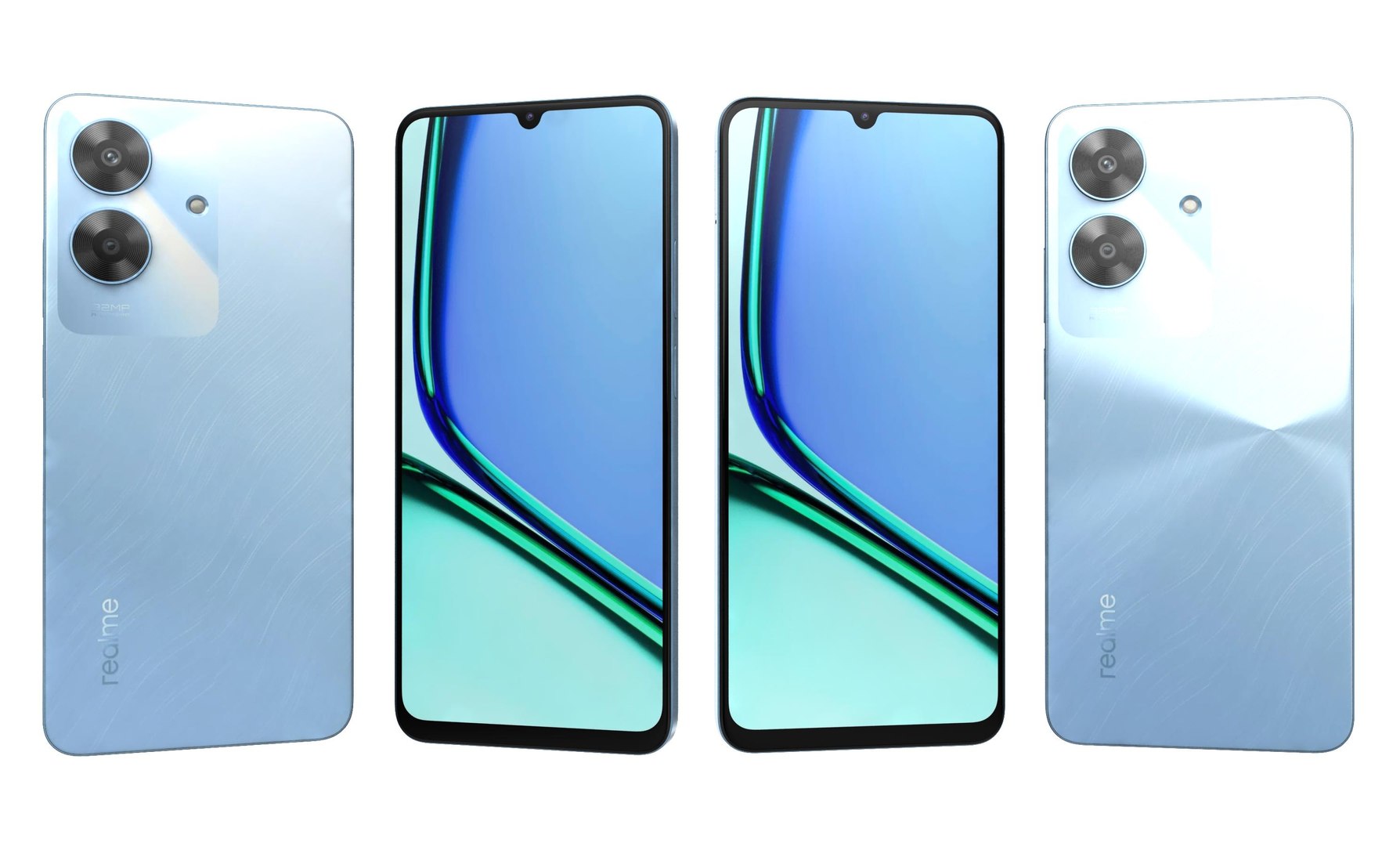 realme Note 60 Voyage Blue 6GB 128GB Realme Note 60 4G LTE Voyage Blue - 4GB RAM - 128GB ROM - Unlocked