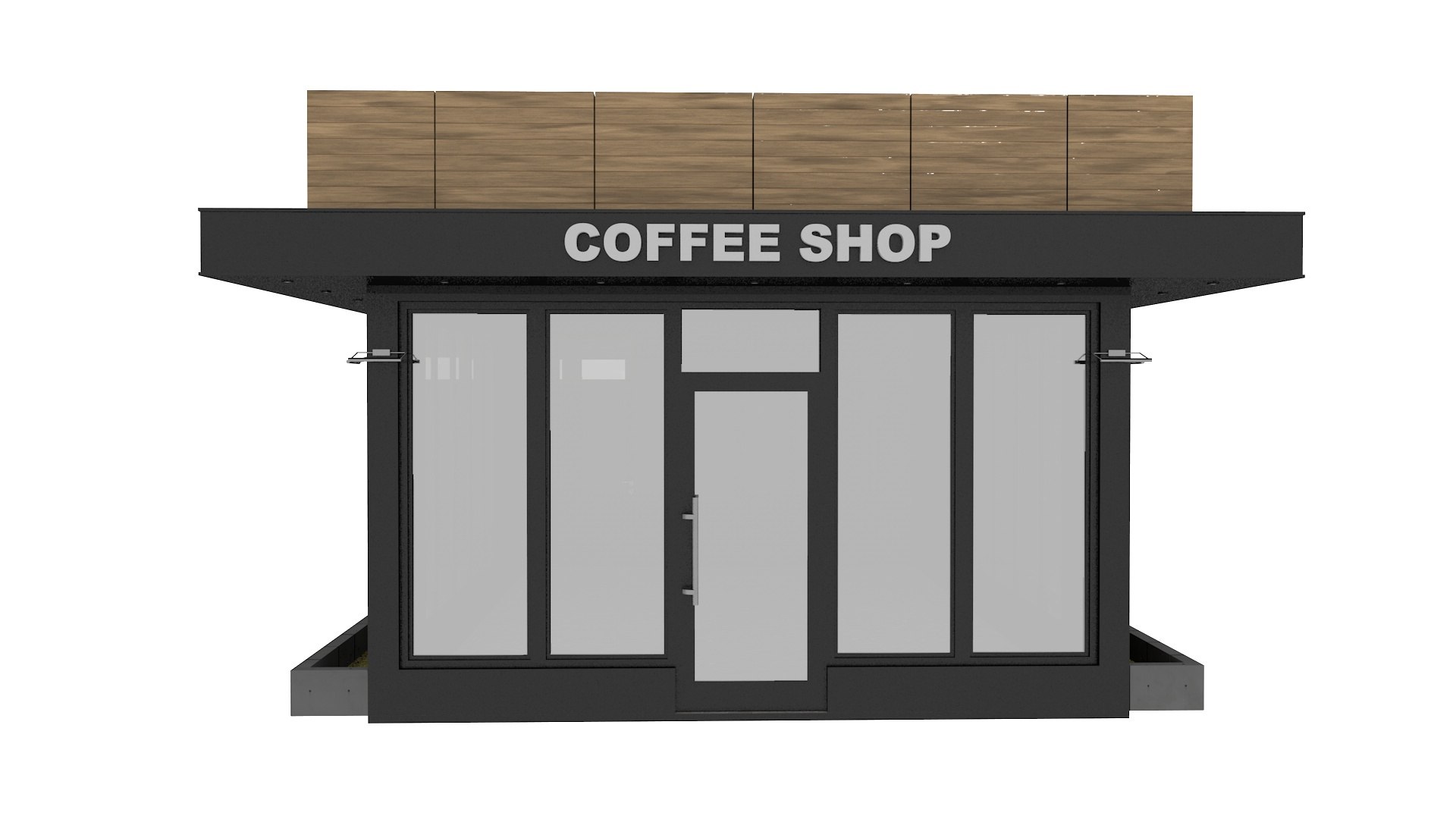 Coffee Shop Cafe Model - TurboSquid 1576734