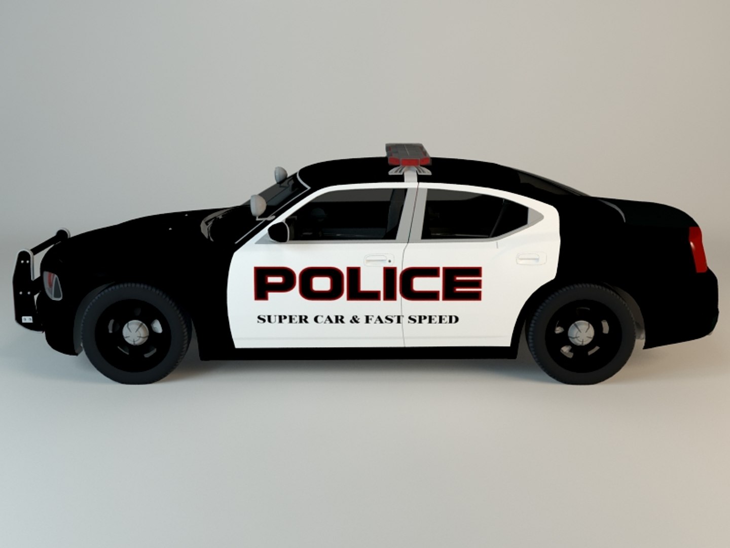 3d Police Car Super