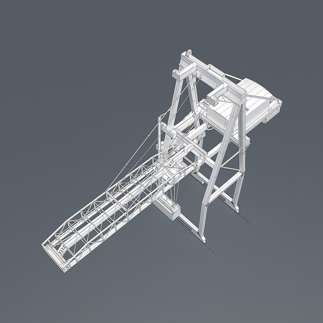 3D Port Container Crane Model | 1148917 | TurboSquid