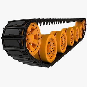 3D model tank track