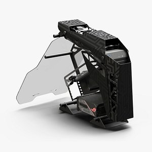 Gaming PC Case Empty Open
