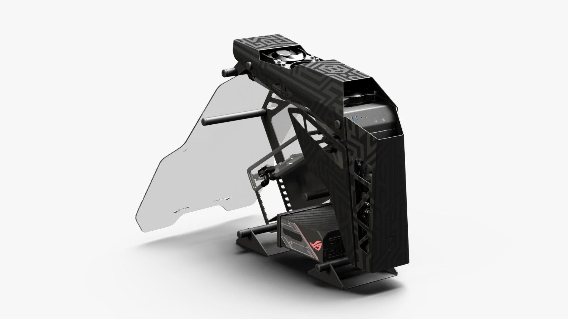 REVIES スペシャルセット 3D Model Gaming PC Case Empty Open - TurboSquid 2259454