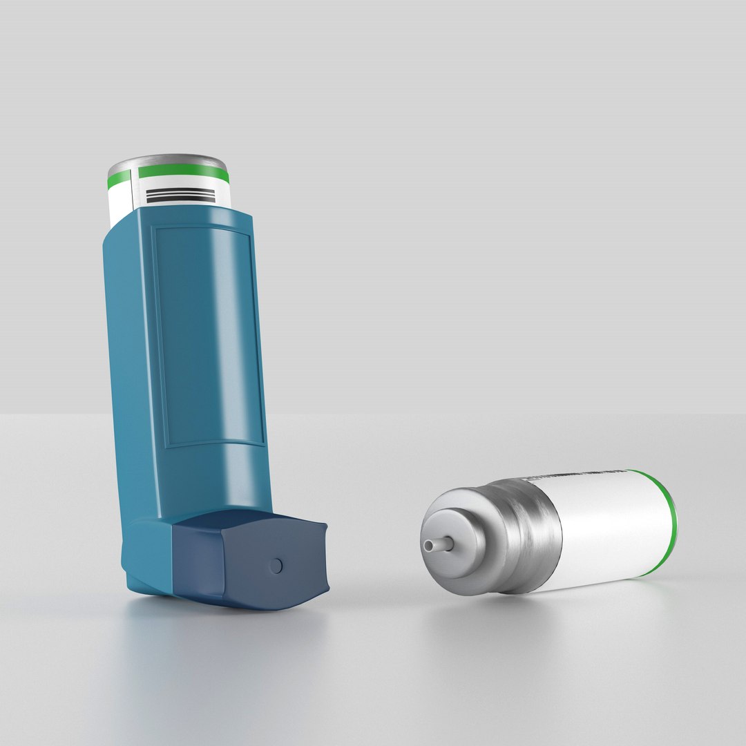 3D Model Asthma Inhaler - TurboSquid 1517105