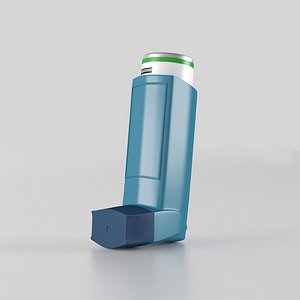 3D model asthma inhaler