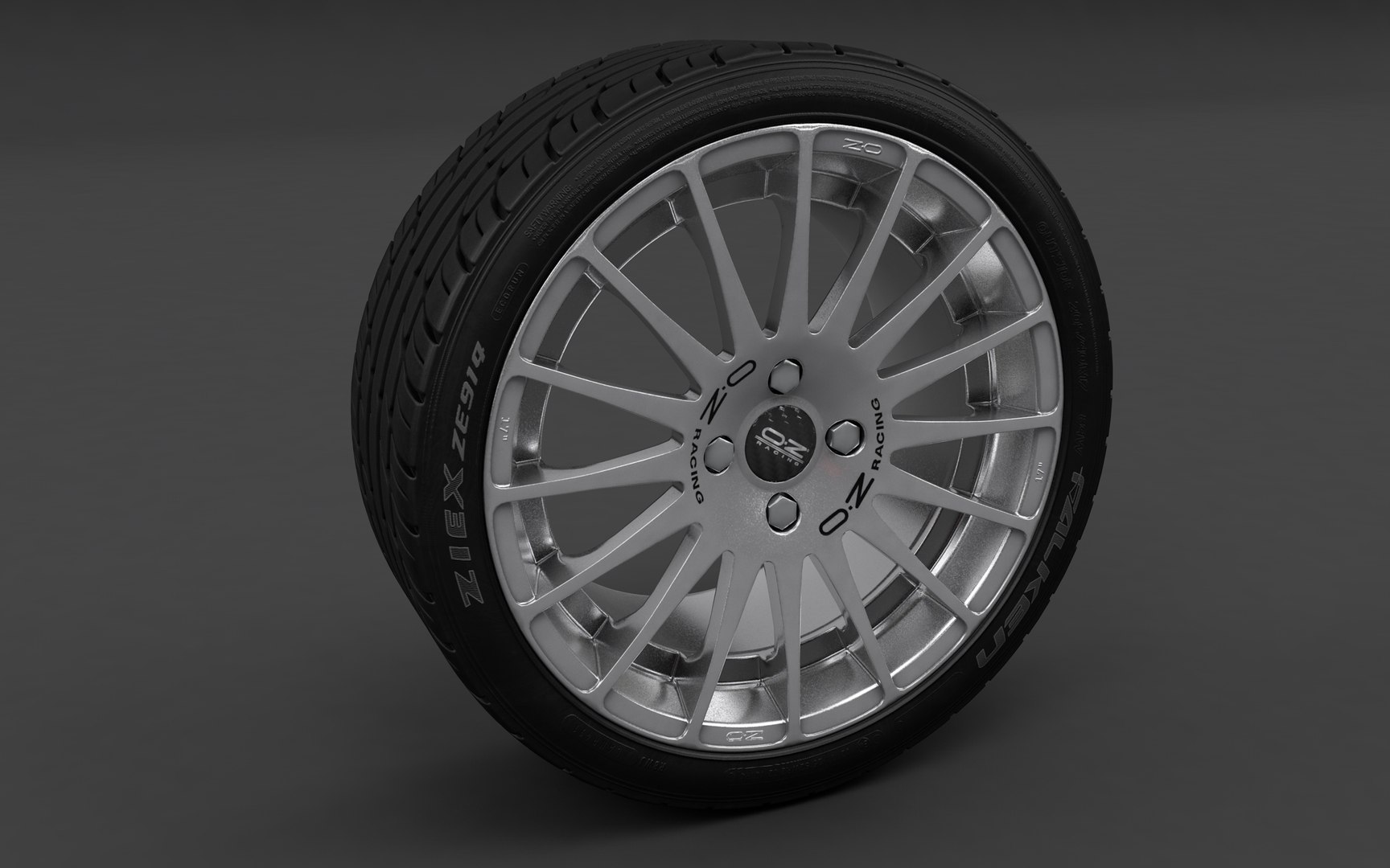 OZ Superturismo GT Rim 3D Model - TurboSquid 1761084