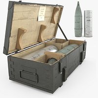 Soviet 122mm Artillery Crate OF462