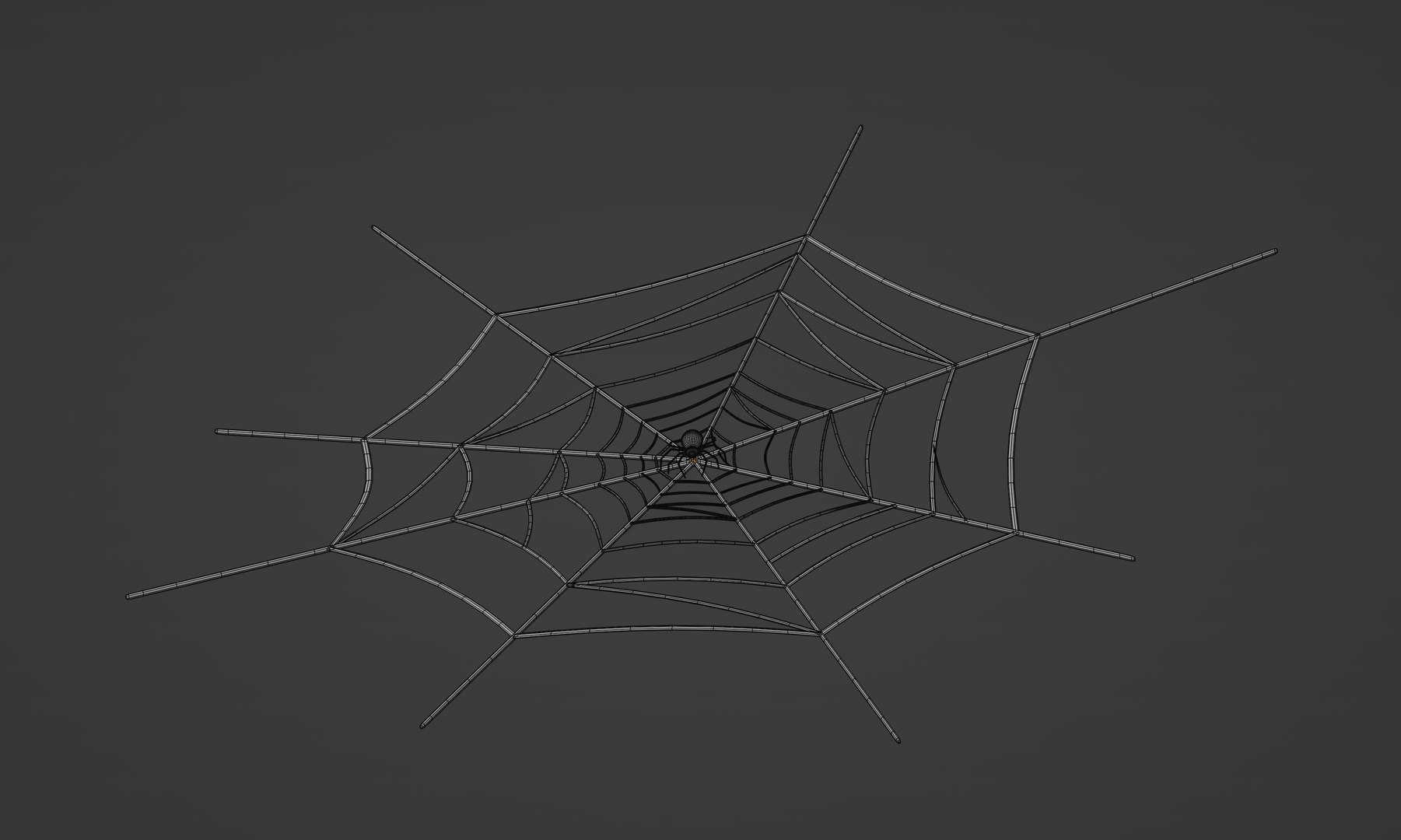 Web And Spider 3D Model - TurboSquid 2133309