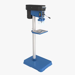 3d model workshop pillar drill