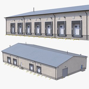 Industrial Building 8 3D