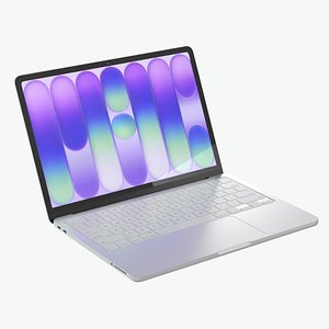 Apple MacBook Neo Silver 3D model