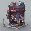 Low-Poly-Weinladen 01