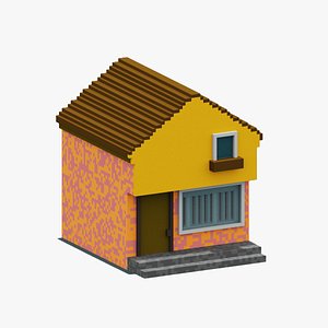 3D model Voxel House