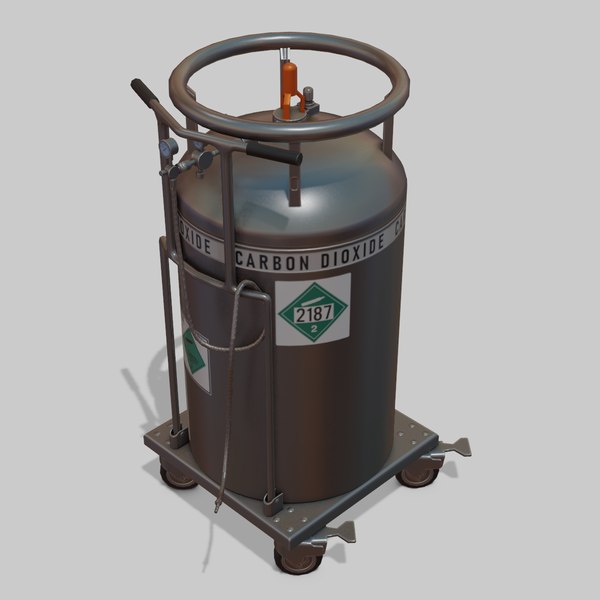modelo 3d C02 Gas tank - TurboSquid 1985998