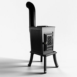 Scandinavian wood stove
