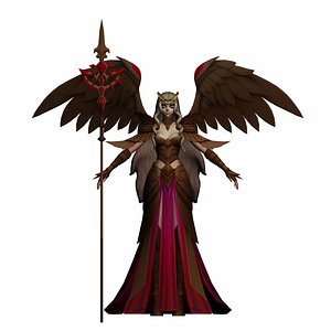 3D Saint Seiya - Valkire  Low-poly 3D model Games model