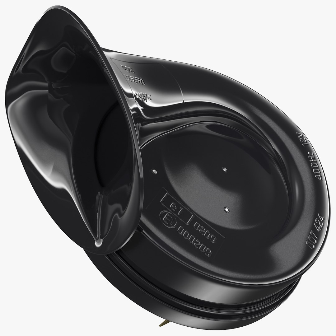 Electric Snail Car Horn 400Hz 3D model preview