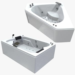 3D Balneo Spa Bath model