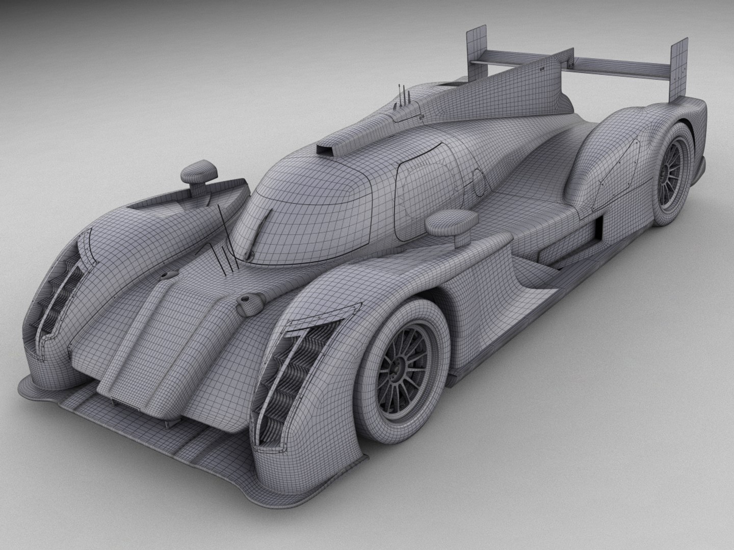 3d Model 2011 Audi R18