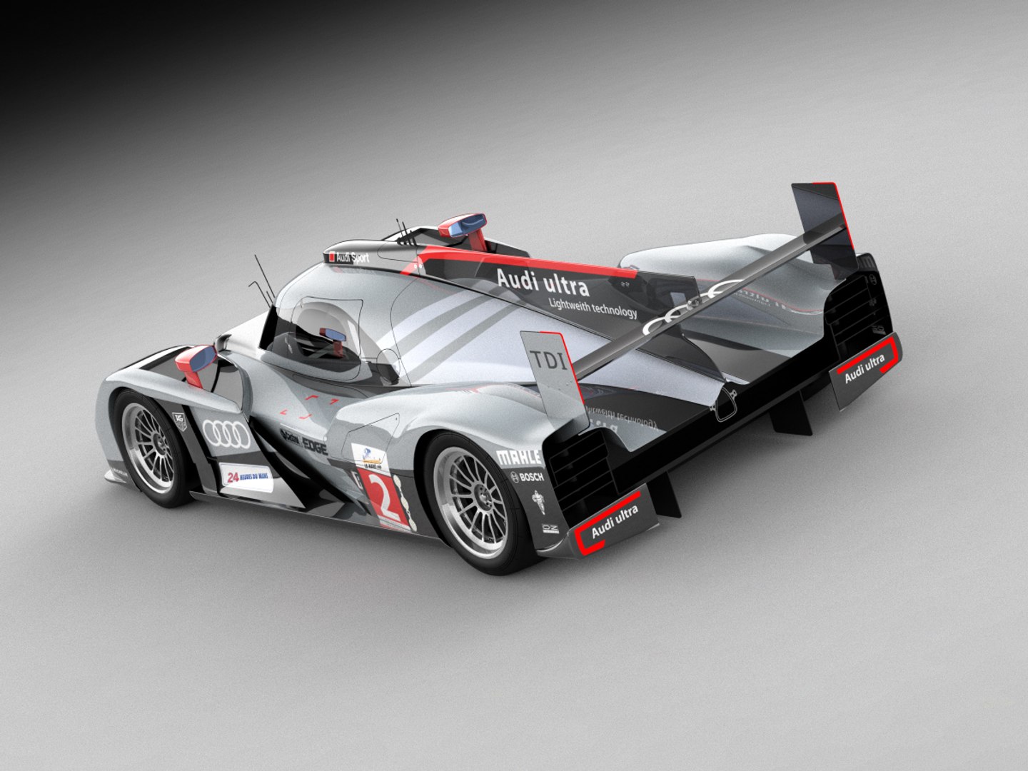 3d Model 2011 Audi R18